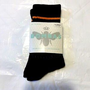 NWT BOMBAS Youth Socks XS X-Small Black, Multi